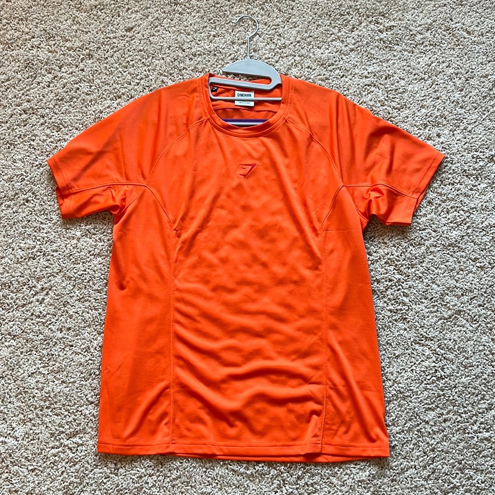 Gymshark orange mens medium top